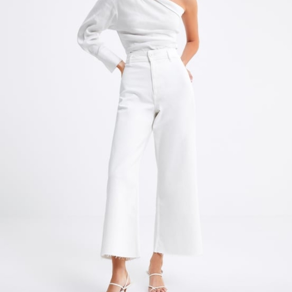 Zara ZW Marine straight leg jean